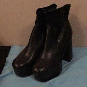 ALDO Platform Ankle Boots
